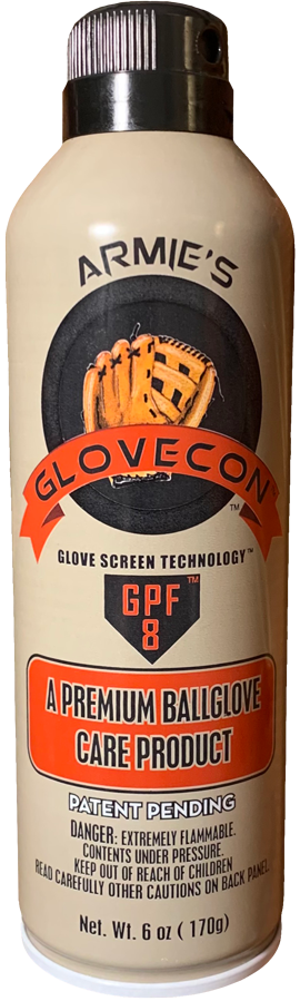 Easiest way to clean and condition your glove, GloveCon aerosol spray.